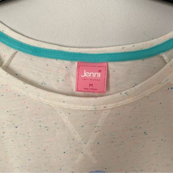 Jenni by Jennifer Moore Intimates Women’s Short Sleeve Crew Neck Loungewear Top - Picture 2 of 3